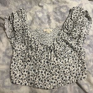 LA Hearts | Short Sleeve Corset Top